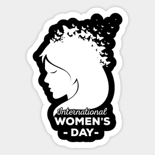 Happy Women's Day Cute 8TH March Sticker